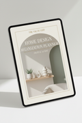 Home Design Organization Planner Cover